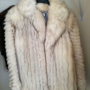 Real fur jacket
